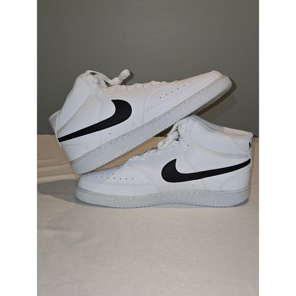 Nike Other - Nike Court Vision Mid Next Nature Black White Men’s Size 12 DN3577-101 Sneakers